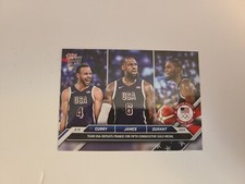Steph Curry LeBron James Kevin Durant Team USA Olympics 2024 Topps Now #26