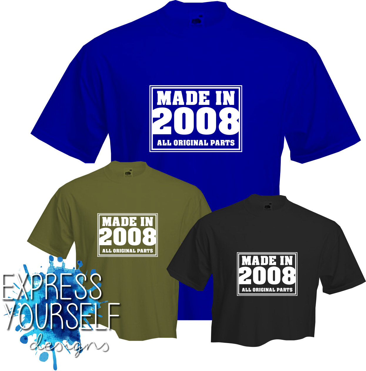 ALTRA MADE IN 2006 T Shirt 18° COMPLEANNO (2024) Divertimento Regalo NUOVA