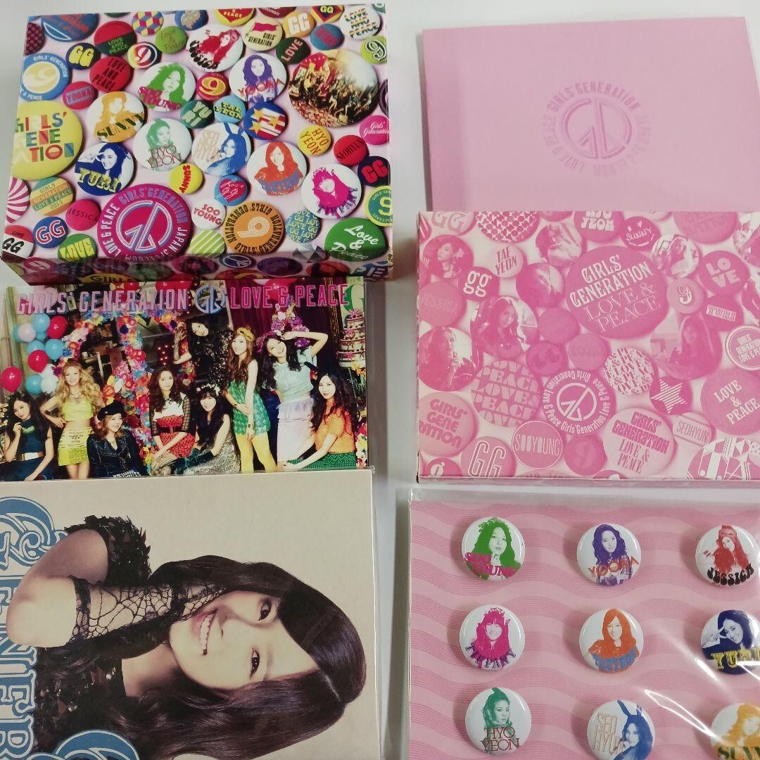 SNSD Girls' Generation LOVE & PEACE JAPAN DELUXE EDITION CD+Blu