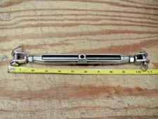 Suncore S0105-0010 Stainless 316 Turnbuckle 3/8"UNC x 16" Marine Grade Jaw & Jaw