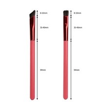 100 Pieces/ Square Angle Eyebrow Brush