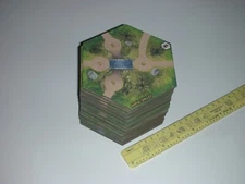Super Magic Realm PnP Print Play Fan-made Game PARTS ONLY - Hex Map Tiles (40pc)