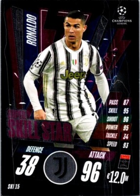 2020/21 Topps Match Attax Black Super Skill Star Cristiano