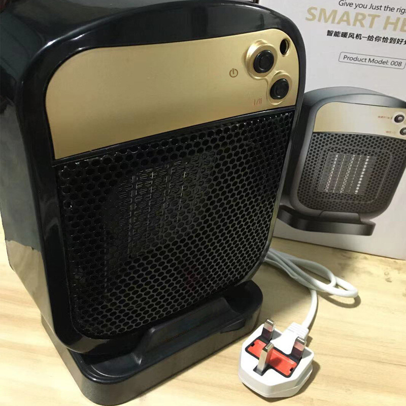 Desktop Mini Electric Heater 1500W/ 1200W UK Plug in Portable Ceramic