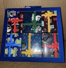 DISNEY STAR WARS CHRISTMAS Men's Low Cut Socks 6 Pair Shoe Size 6-12 New