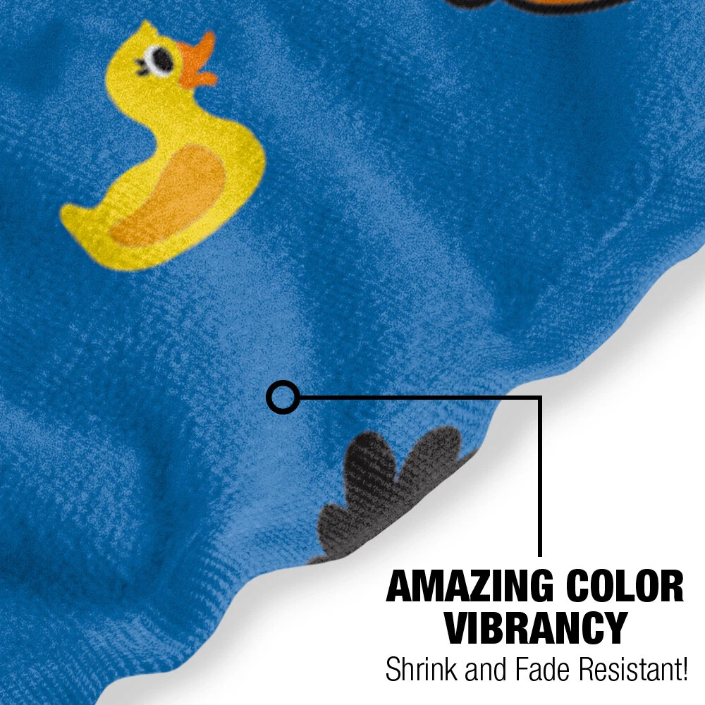 Sesame Street Ernie and Rubber Ducky Pattern Beach Towel 30"x60"