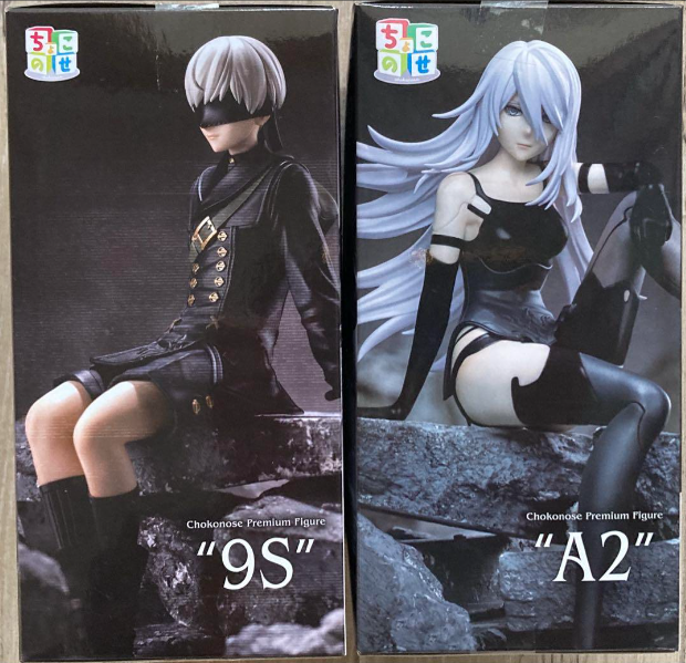 NieR: Automata Ver.1.1a Chokonose premium figure 9S A2 Set Anime