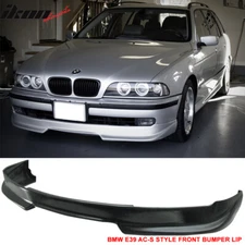 Fits 97-00 BMW E39 5 Series Front Bumper Lip Spoiler Unpainted - PU