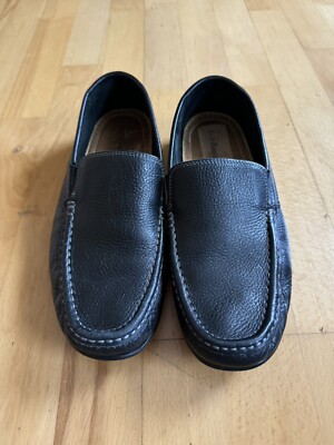 G.H Bass & Co Connor Sz 9 Loafer Black Brazil Leather Shoes  display picture 3