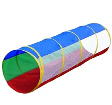 Kids 6ft Pop-up Play Tunnel Toy for Boys w/ Mesh Windows + Case! FAST EXP SHIP!!