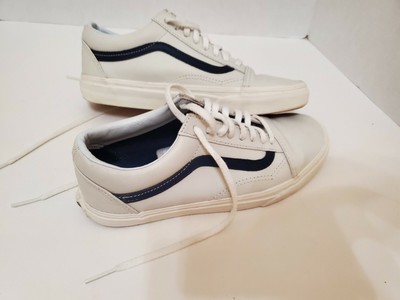 white old skool with black stripe