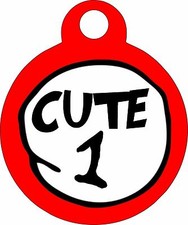 Pet Tags Dog Tags Personalized Pet ID tag for Dog and Cat Collar ROUND CUTE 1