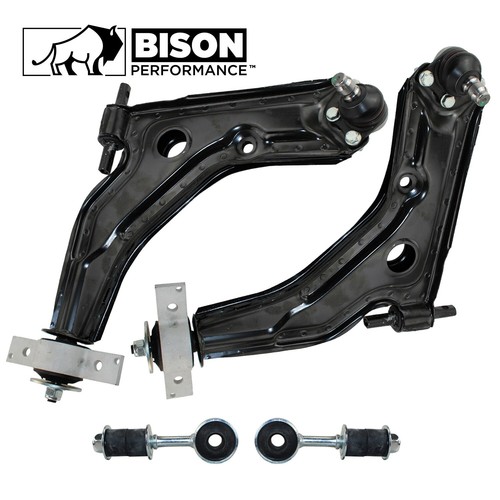 4Pc Front Lower Control Arm & Stabilizer Link Kit For Saab 9-3 2003-2009 - Evan-Fischer Direct Fit - View #2