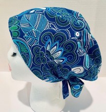 Scrub Cap, Tie-On, OR Hat, Vet's, CRNA, Surgical Tech, OR Nurse, L/D, Head Cover