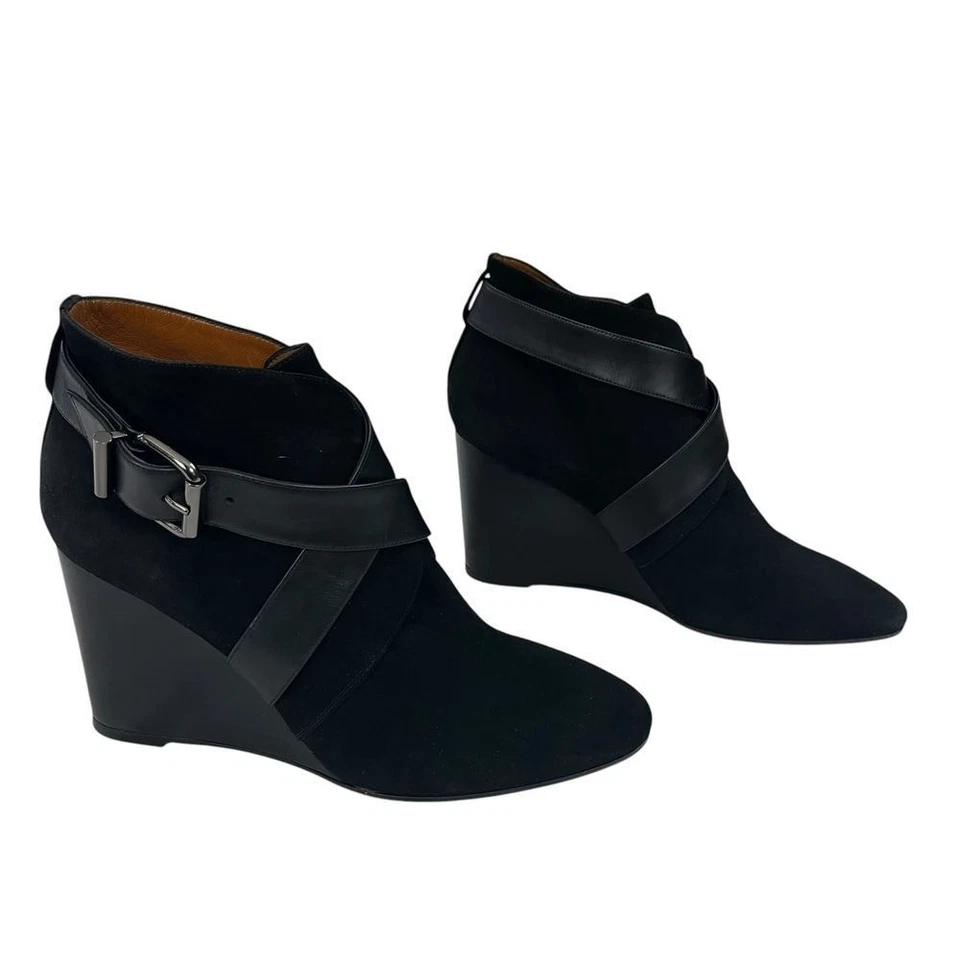 Botas Anke Aquatalia Tillie de gamuza negras con cuña para mujer talla 8 Foto 2 de 4