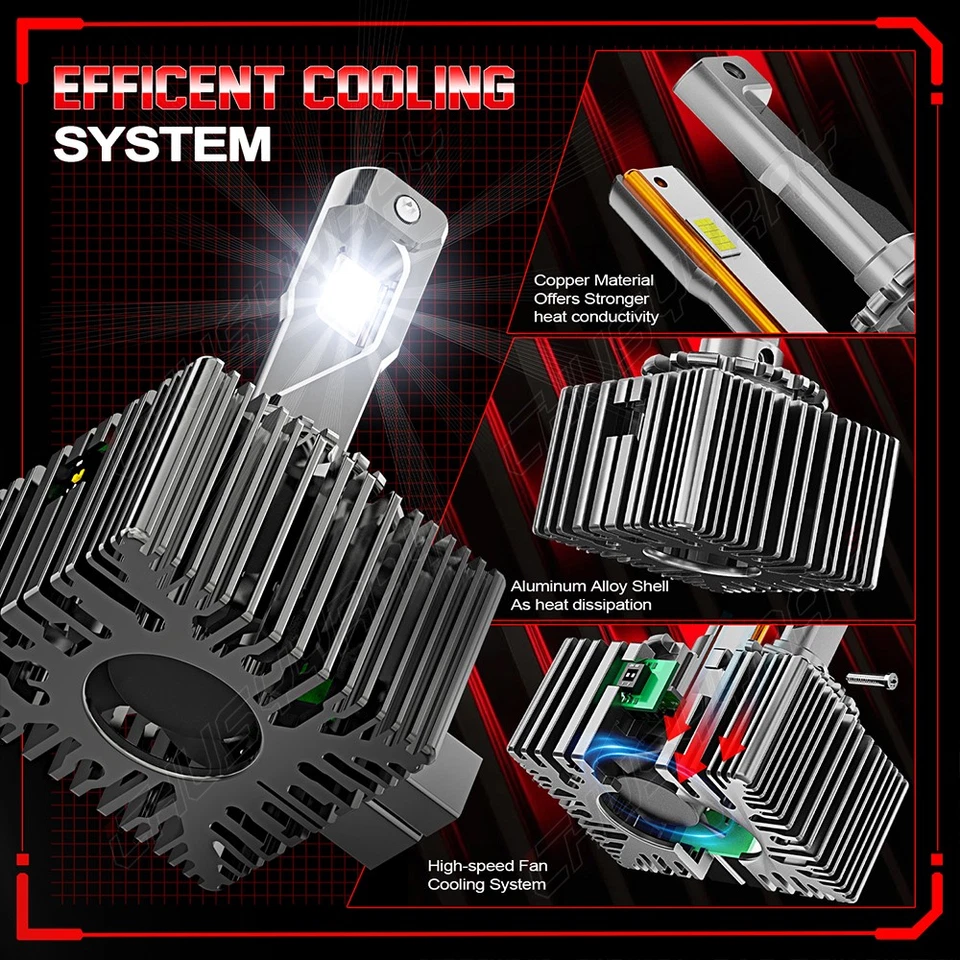 Combo faros LED para Cadillac Escalade 2007-2014 2X Foto 3 de 4