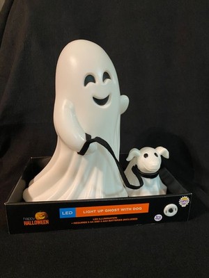 Ghost with Dog Led Light up Decor Super Cute
