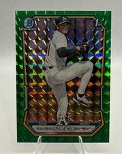 2026 Bowman #BCP-125 Wei-En Lin Chrome Prospects Green Refractor Geometric /99