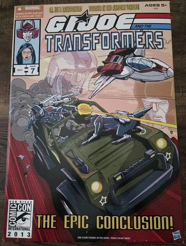2013 SDCC Hasbro G.I. Joe Transformers Crossover The Epic Conclusion MIB Jetfire