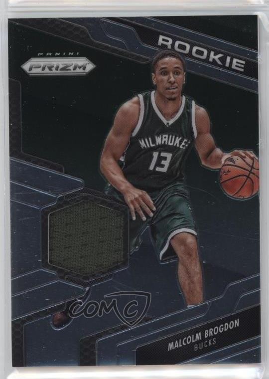 2016-17 Panini Prizm Rookie Jerseys Malcolm Brogdon #31 RC 5c2