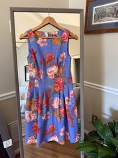 Vince Camuto Dress Women 4 Floral Sleeveless Fit & Flare Dress