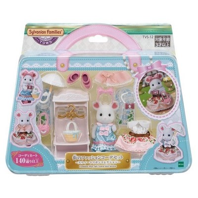 Sylvanian Families Town Fashion Play Set Sweet Ribbon Collection TVS-12 Epoch