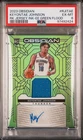 2023 Panini Obsidian Basketball Electric Etch Green Flood Keyontae Johnson #RJI-TAE PSA 6
