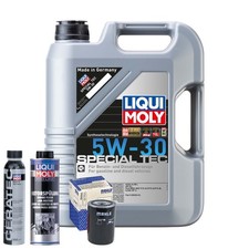 Motoröl 5W30 LIQUI MOLY 5L+MAHLE Ölfilter +Spülung +Cera Tec
