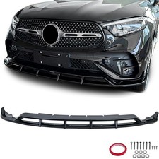 F&uuml;r Mercedes GLC X254 SUV / C254 Coupe 2022- Frontspoiler Lippe Schwarz Glanz