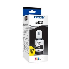 EPSON 502 EcoTank Ink Ultra-high Capacity Bottle Black Works with ET-2750, 2760,