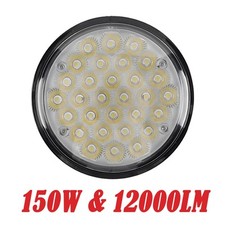 150W LED Landing Light Par46 12000LM Aviation Grade Aircraft Light 9-32V DC 