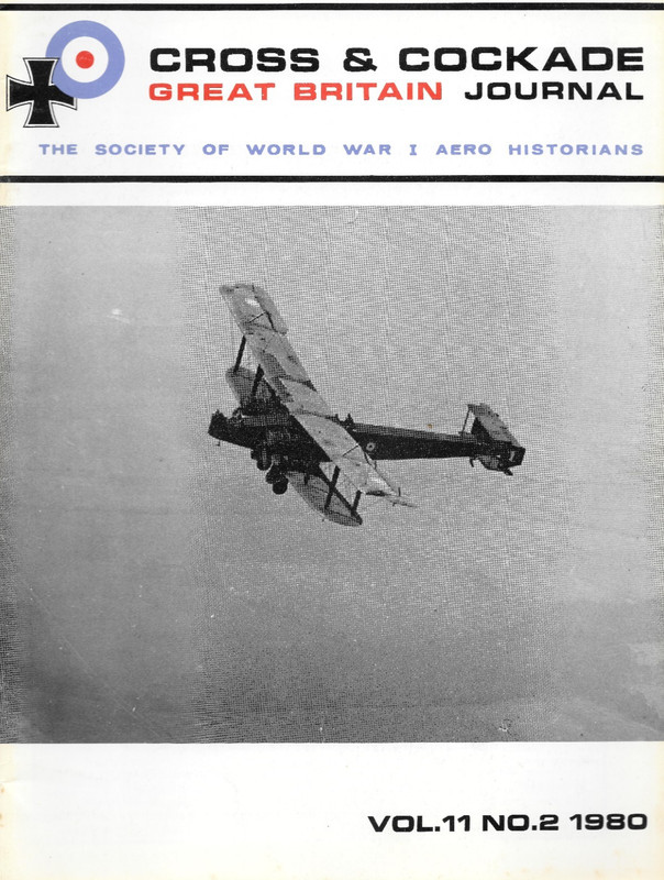 Cross & Cockade Great Britain Journal Volume 11 N0.2 1980