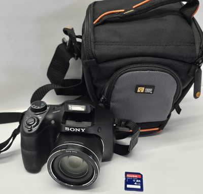 Sony Cyber-Shot DSC-H300 20.1MP 35x Optical Zoom Digital Camera W/Case+SD Tested