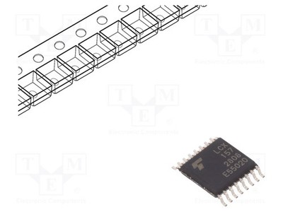 LCX TSSOP16 1,65÷3,6VDC Multiplexer SMD -40÷125°C IC: digital