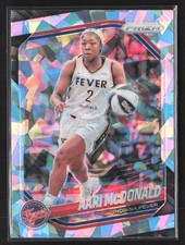 2025 Panini Prizm WNBA Aari McDonald #10 Ice Prizm Indiana Fever