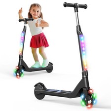 Electric Scooter 5.3'' LED Wheel Lightweight Adjustable for Boys and Girls US
