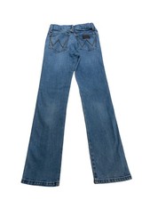 Wrangler Retro Slim Straight 112335642 Blue Denim Western Cowboy Jeans 12 Slim