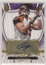 2013 Topps Supreme Rookie Auto Violet 4/25 Tyler Eifert #SRA-TE Auto w3h