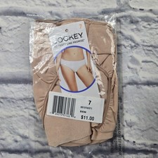 NWT Jockey Classics 1370 Bikini No Panty Line Promise Classic Fit 371 Light sz 7