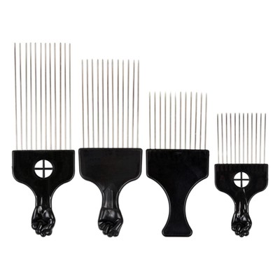 Steel Afro   Brush Hairdressing Styling Tool Straight Hair
