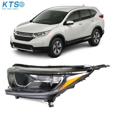 Driver Left Headlight For Honda CRV CR-V 2017-22  Headlamp Halogen Black Housing