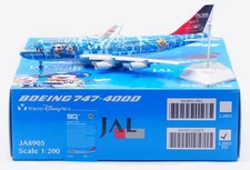 SQ Wings 1:200 Japan Airlines Boeing 747-400D Diecast Jet Model JA8905 Flap Down
