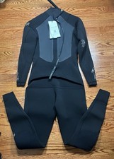 O'Neill Women's Epic 4:3mm Back Zip Full Wetsuit Black/Black/Black Size 8