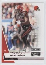 2020 Panini Playoff Red Zone Nick Chubb #41 0y59