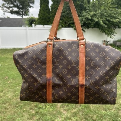 Louis Vuitton Sac Souple 45 Monogram Canvas Duffle Travel Bag Vintage 1986