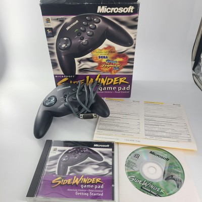 Vintage Microsoft SideWinder Game Pad 1997 Boxed PC Controller Win 95 98