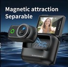 Action Camera Flip Screen Magnetic Mount TF Card Expansion Black Micro USB 0.9" — photo 6