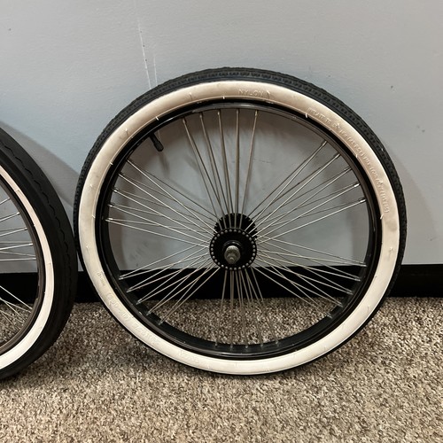 JUEGO DE RUEDAS DE 20" CON NEUMÁTICOS PARA MUSCLE BIKES PERSONALIZADAS LOWRIDER Y OTRAS - Imagen 22 de 23