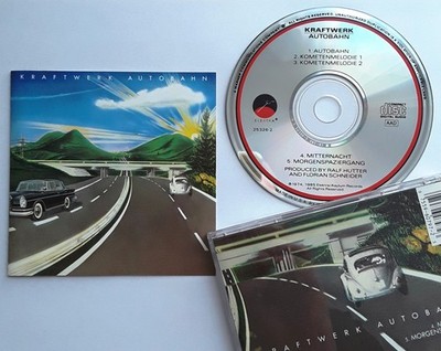 Kraftwerk Autobahn RARE MINT CD Elektra US 25326-2 SRC Pressing gary numan neu!