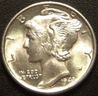1943-S Mercury Dime - Nice Uncirculated Coin